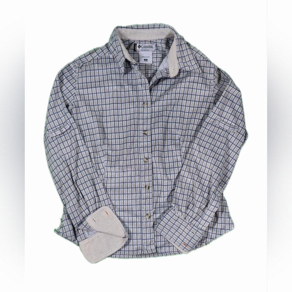 Columbia Women's Long-sleeved Thermal Button-down Shirt Size M